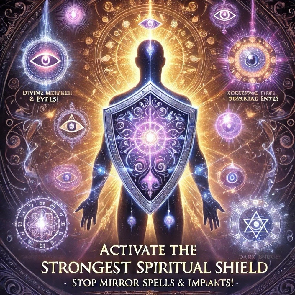 ✨ Activate The Strongest Spiritual Shield – Stop Mirror Spells & Implants! 🔒