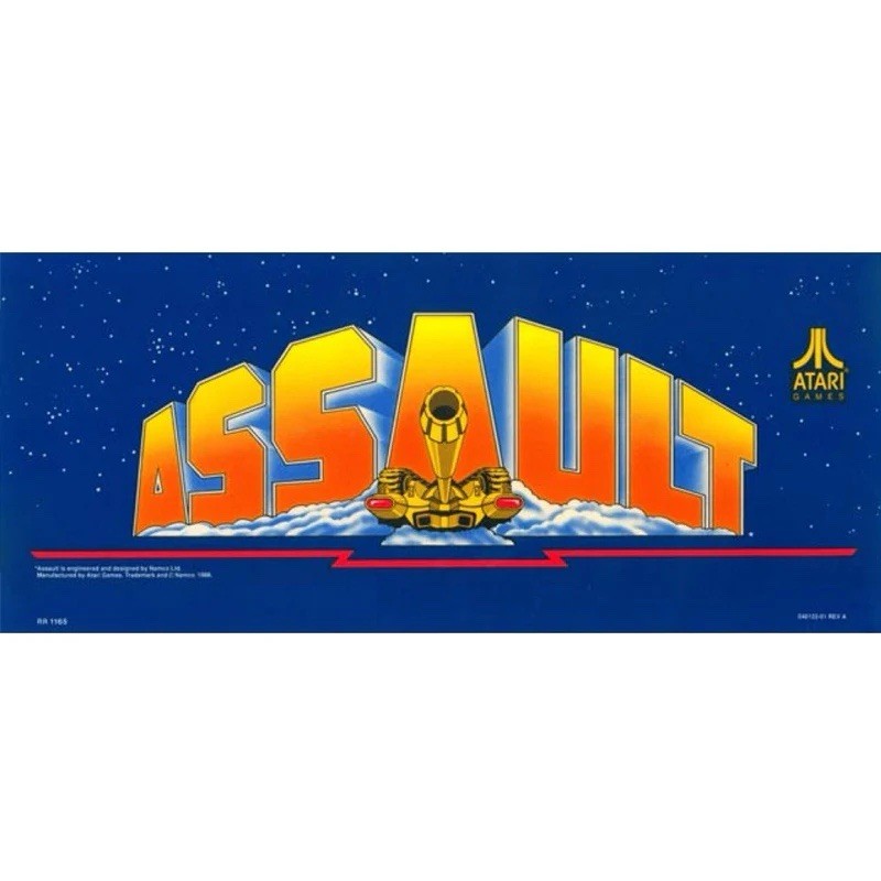 Assault Arcade Marquee Premium Backlit Translite Free Ship