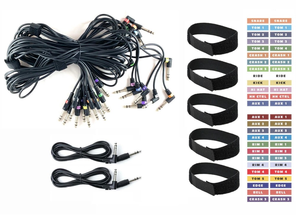 14-Cable Snake Wire Harness Kit for 2Box Drumit 3 Module