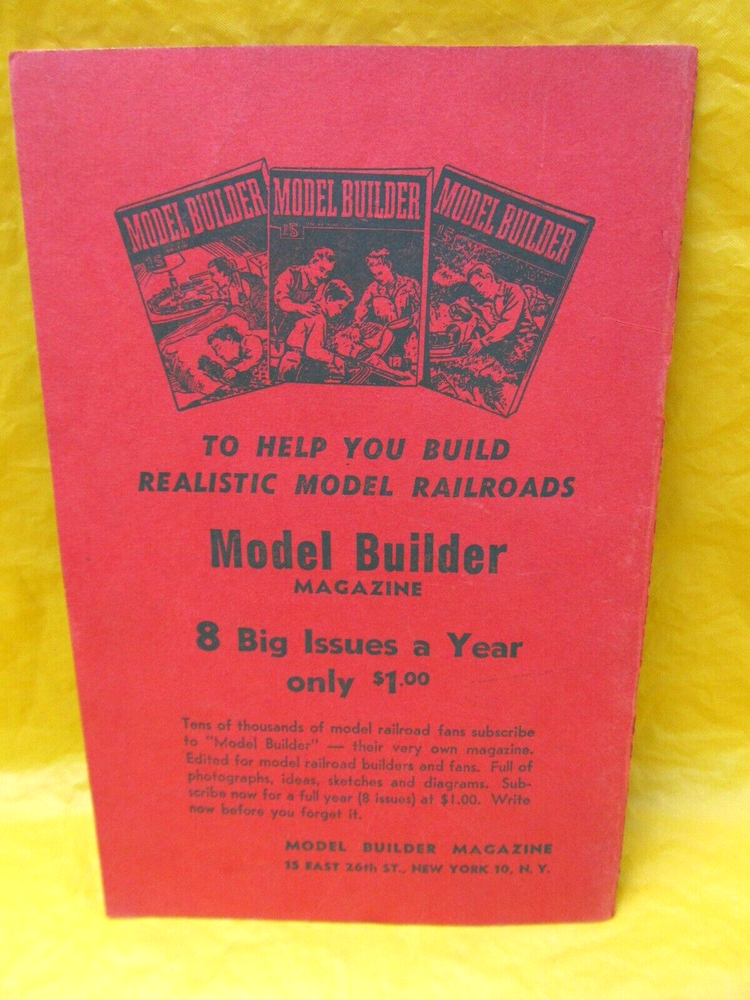 Lionel Original Postwar 1946 Instructions for Assembling and Operating