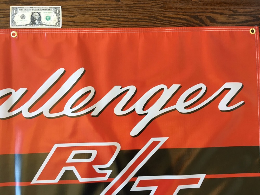 CHALLENGER RT Garage Banner Sign (Large 2'x5')