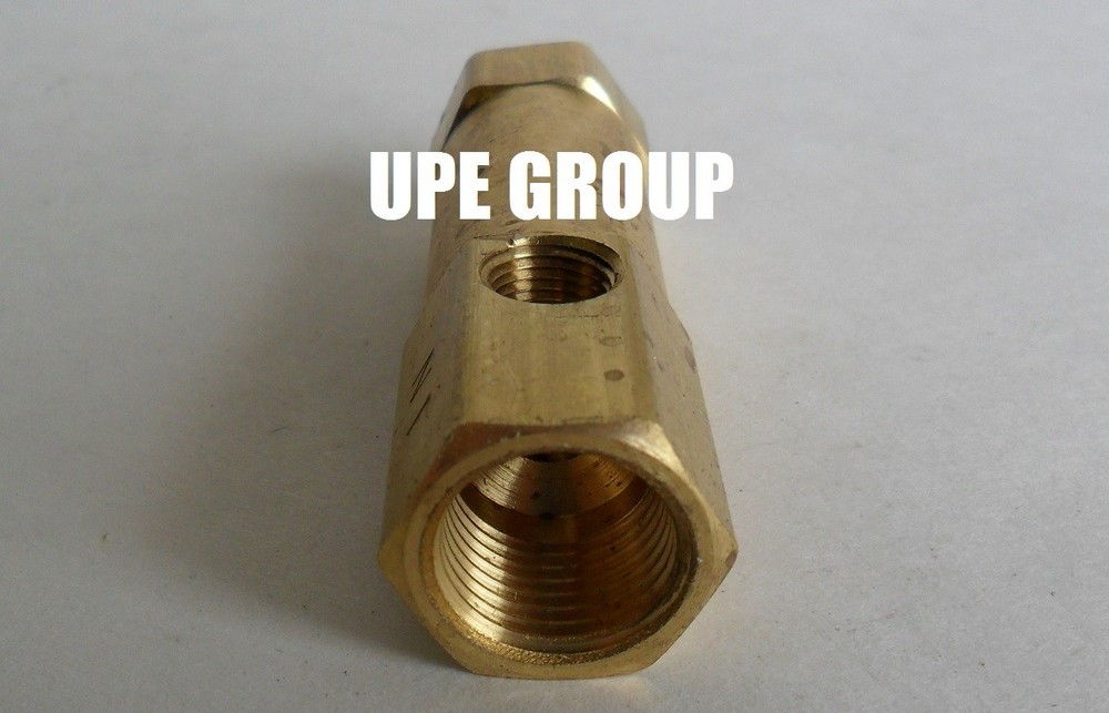 BRASS In line Check Valve compressed air compressor vertical or horizontal 3/8"