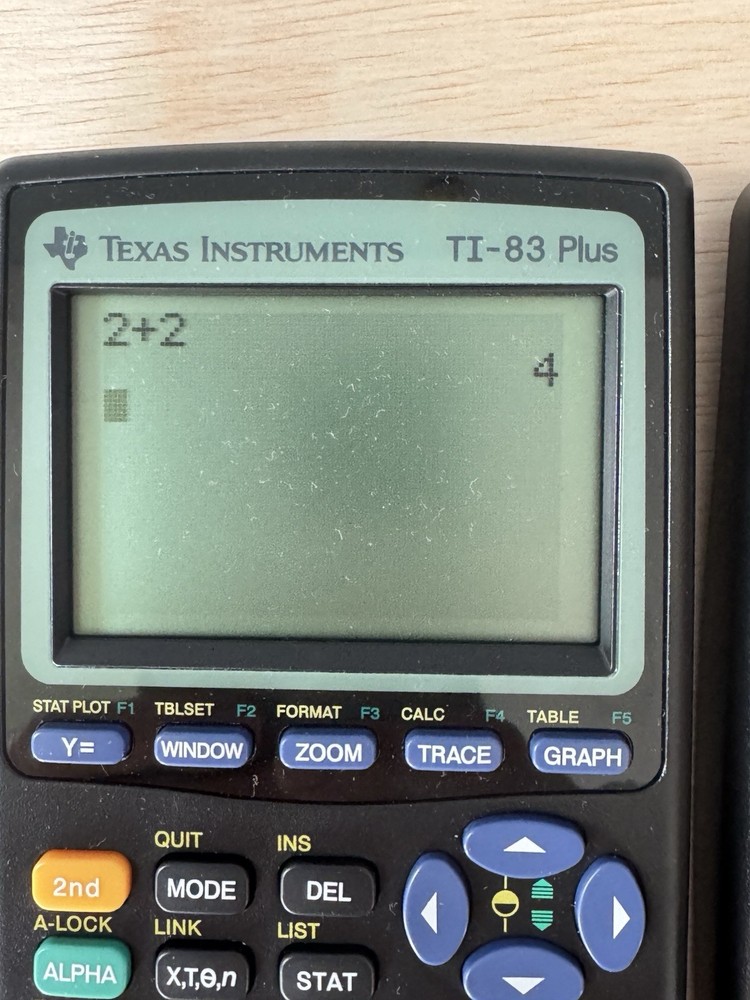 Texas Intruments TI-83 Plus Graphing Calculator Scientific Student Academic Tool
