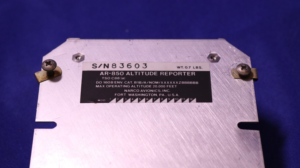 Narco AR850 Altitude Reporter