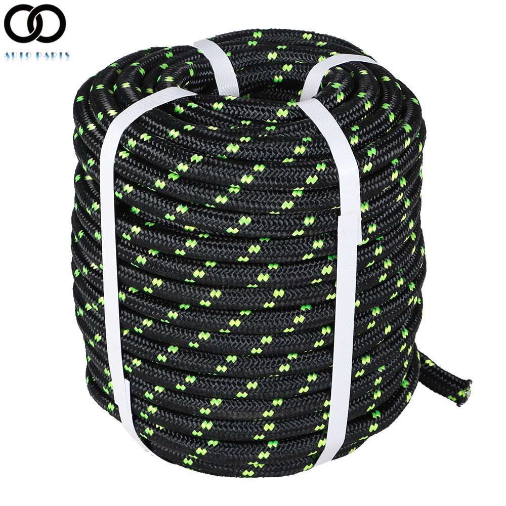 Double Braid Polyester Rope Rigging Rope 6180lbs Breaking Strength1/2"×100FT