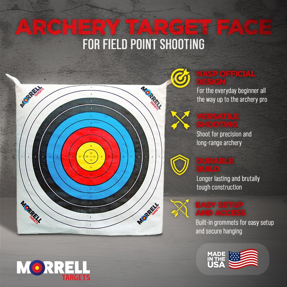 Morrell Targets Polypropylene Archery Target Face 80 CM. 42"x28"