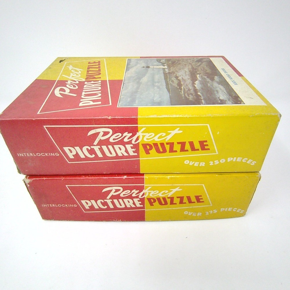 2 Perfect Picture Puzzle 275 pc Small Box Missing Pieces Lot 11