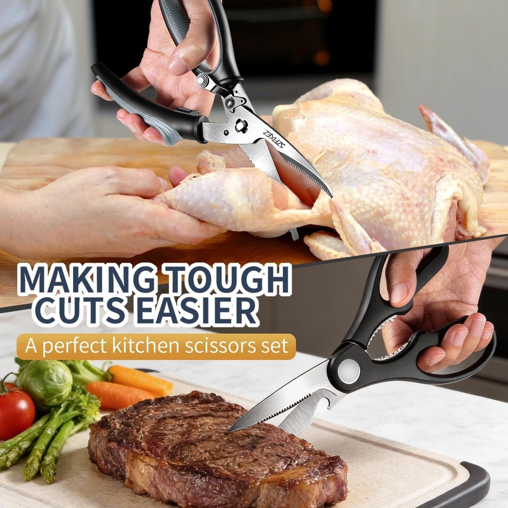 Kitchen Poultry Shears Detachable Scissor 2PCS