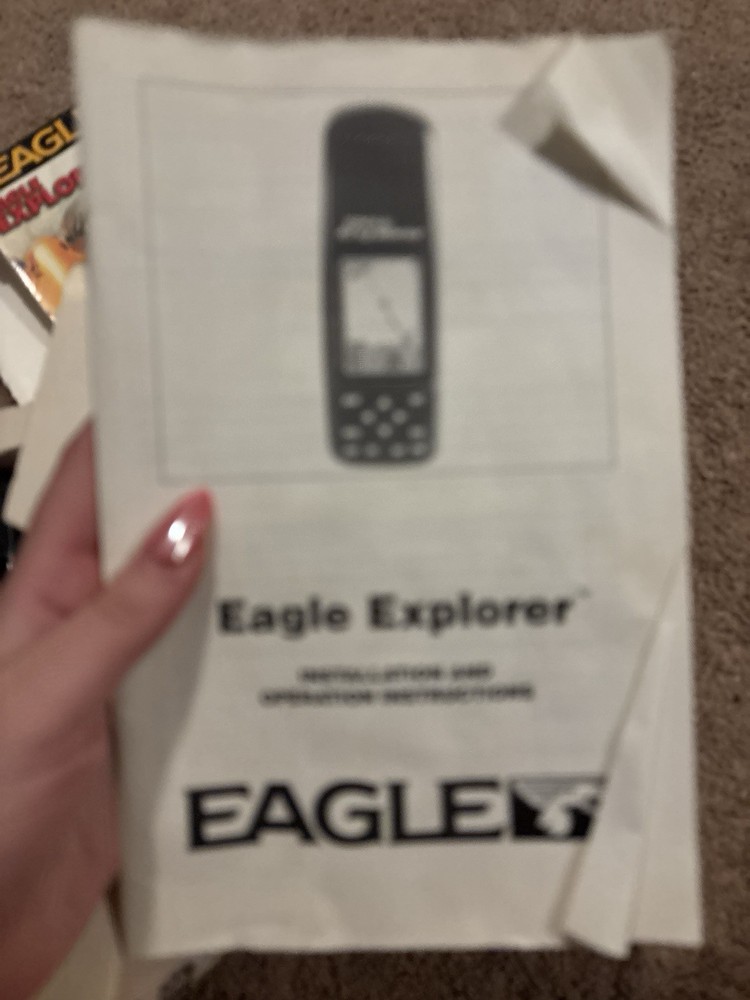 Eagle Explorer Handheld GPS Hiking Device, Large Memory, Digital, Black