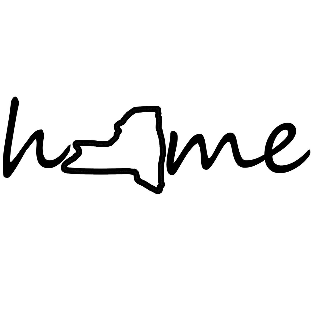 Engraved Bamboo Serving Tray Home w/ State - Style 1