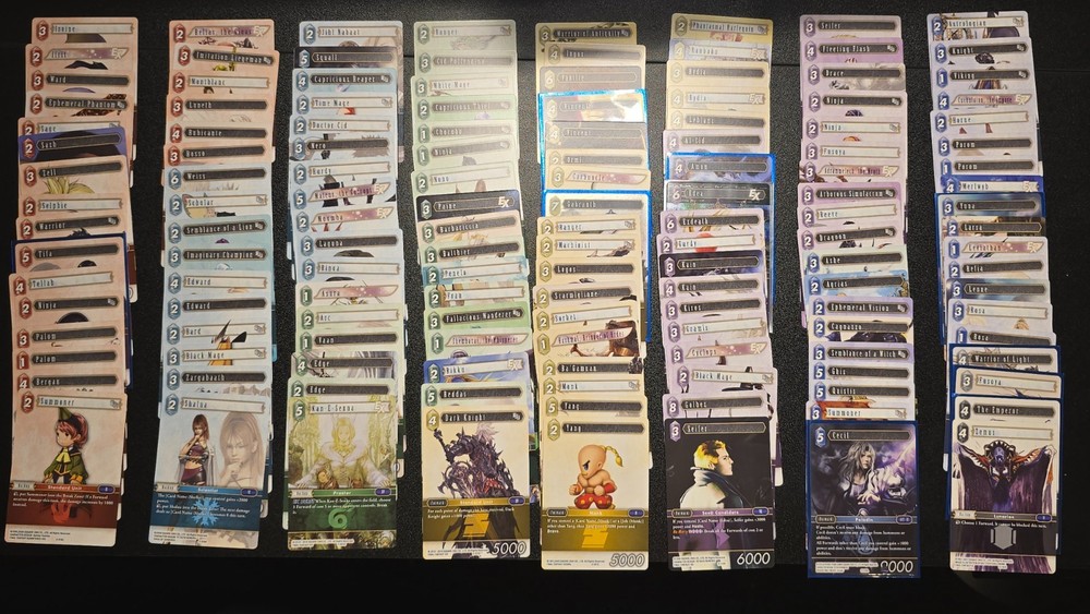 Final Fantasy TCG OPUS 2 Nearly Full Set (See Description)