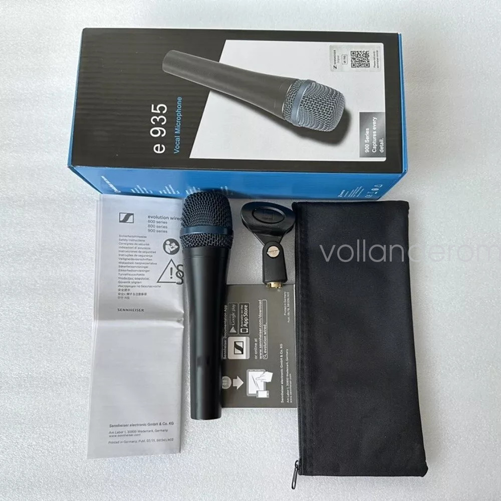 E935 for Sennheiser Dynamic Vocal Performance Handheld Microphone Cardioid Black