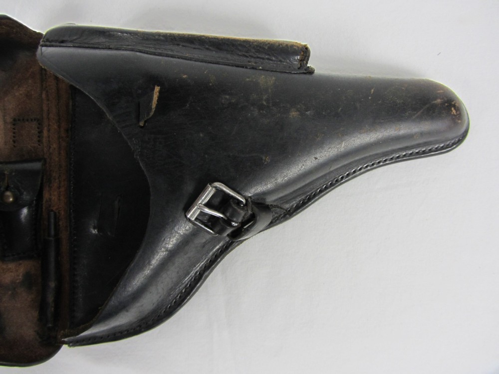 German Luger Holster Original WWII Leather With Tools