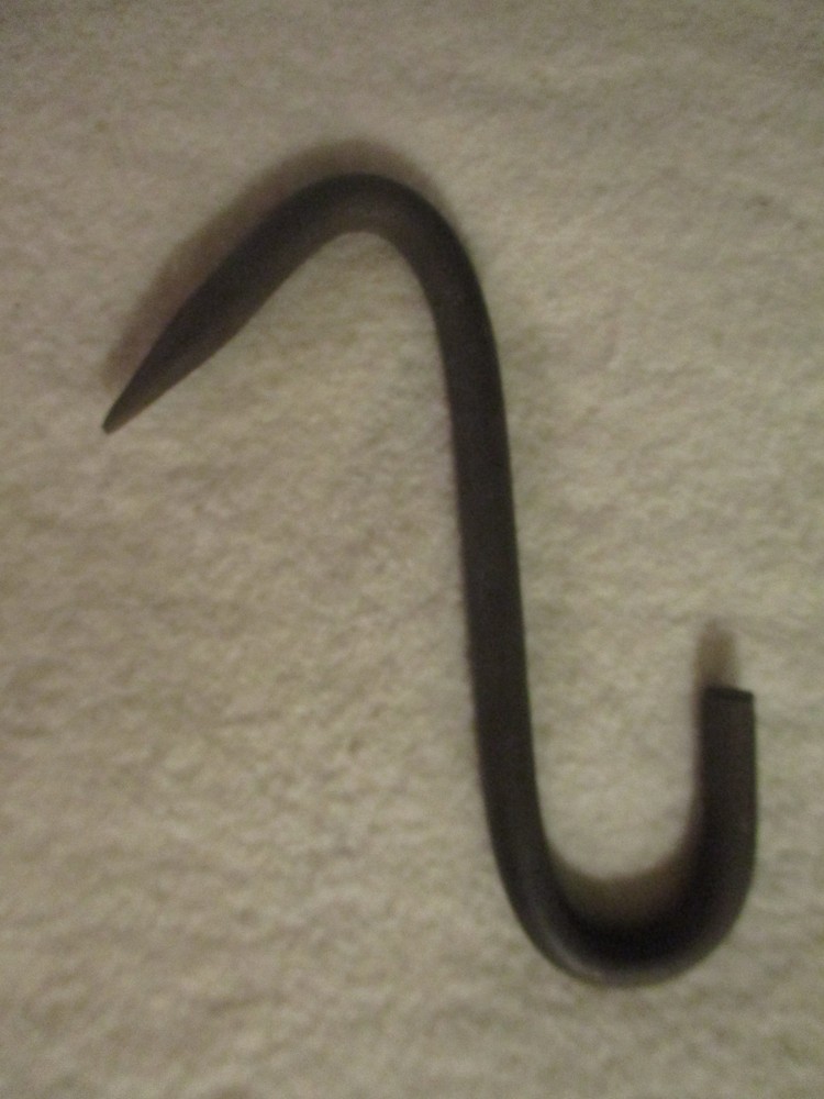 small hanging meat hook used