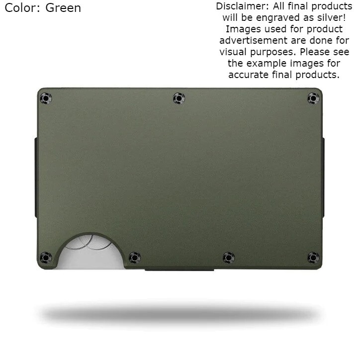 REPLACEMENT SCREWS & ELASTIC FOR METAL WALLETS
