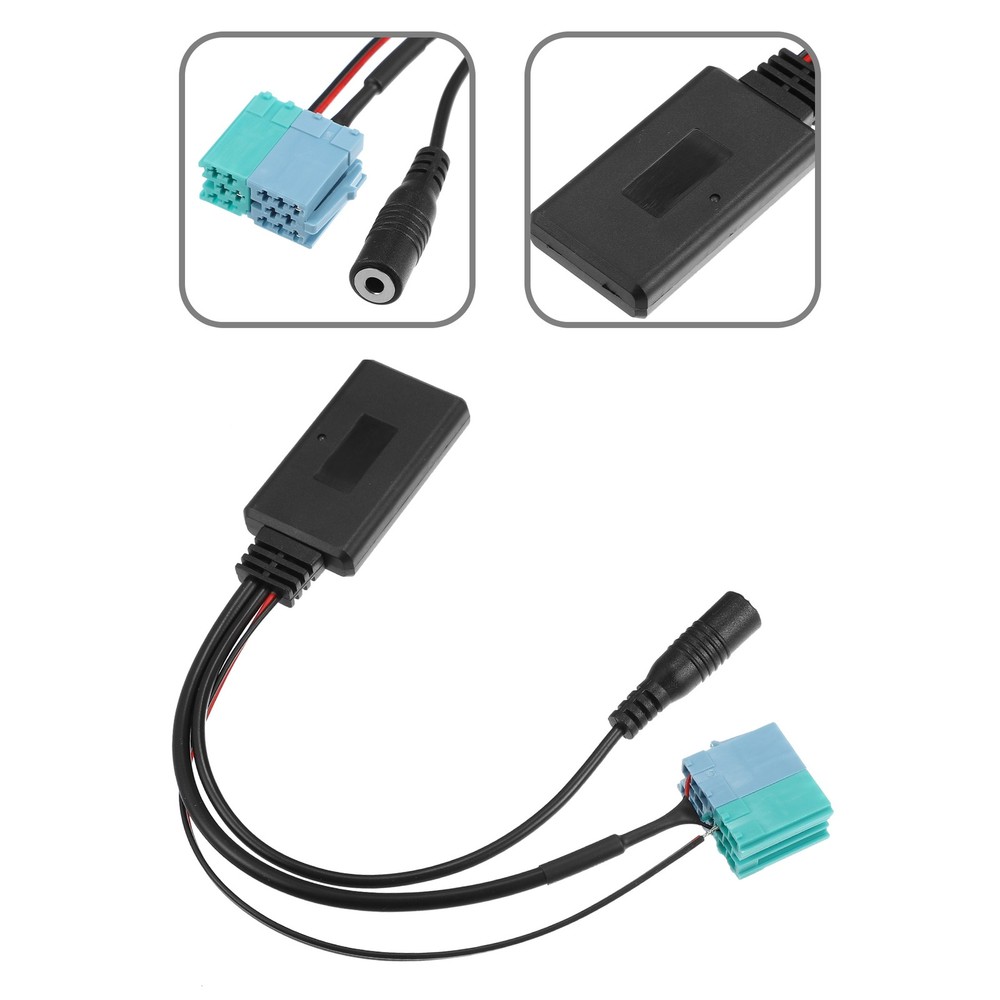 1 Set Car Bluetooth Wireless Adapter with Microphone for Fiat ABS