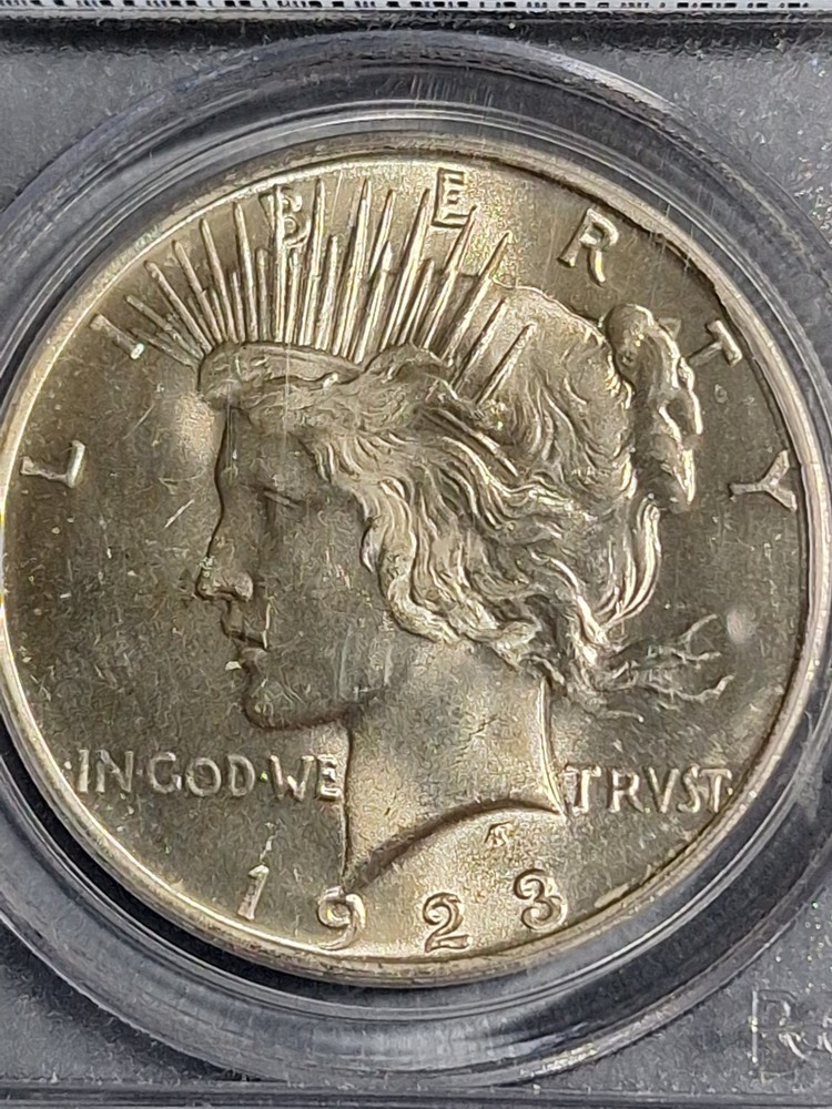 1923 Peace Silver Dollar PCGS MS 65