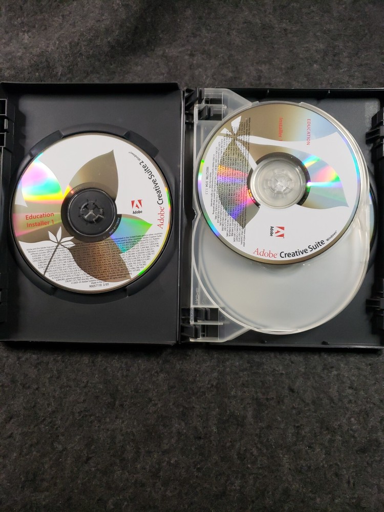 Adobe Creative Suites Premium Missing 1 disk (C17B4)