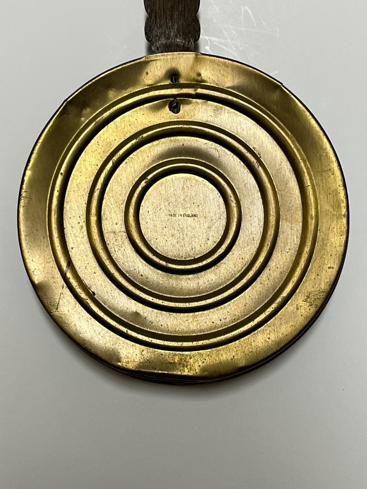 Warming Bed Pan Hammered Brass