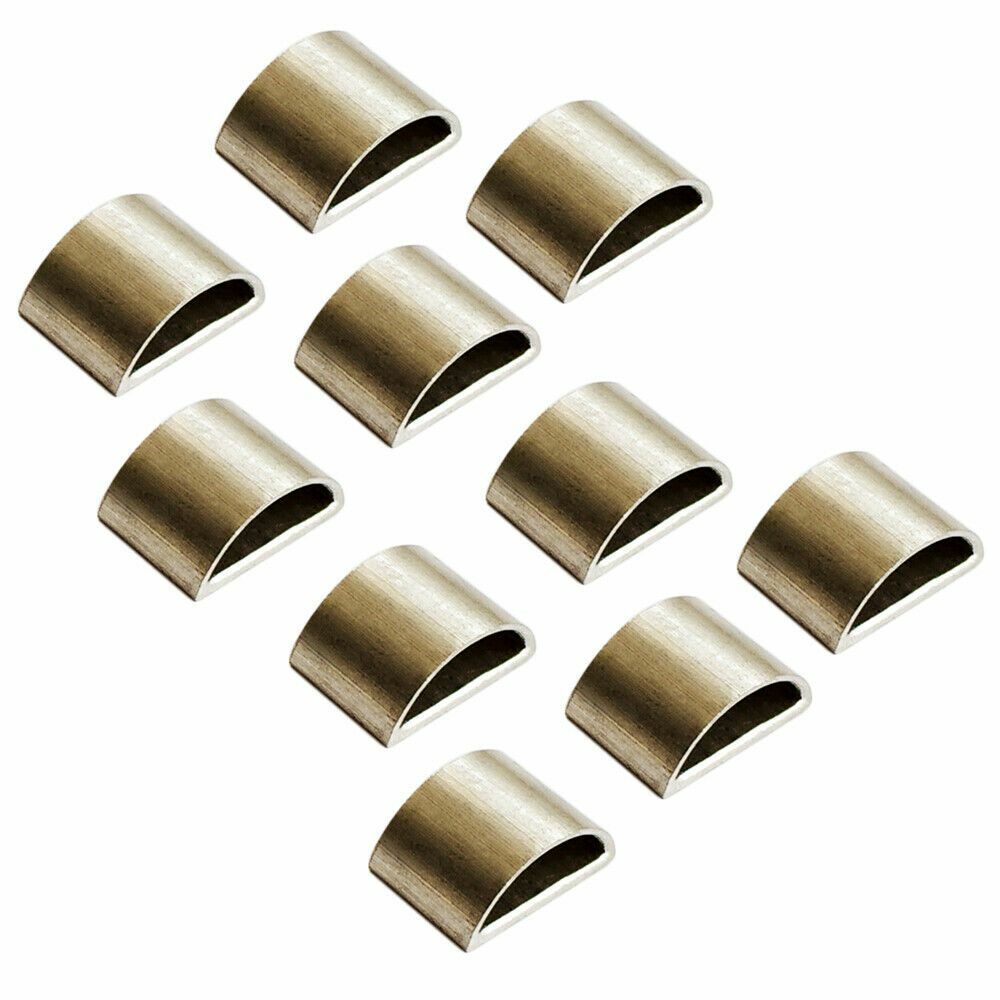 10x 4/4 Cello Nickel Silver Bow Ferrule Half Semi Circle Ring Making Material