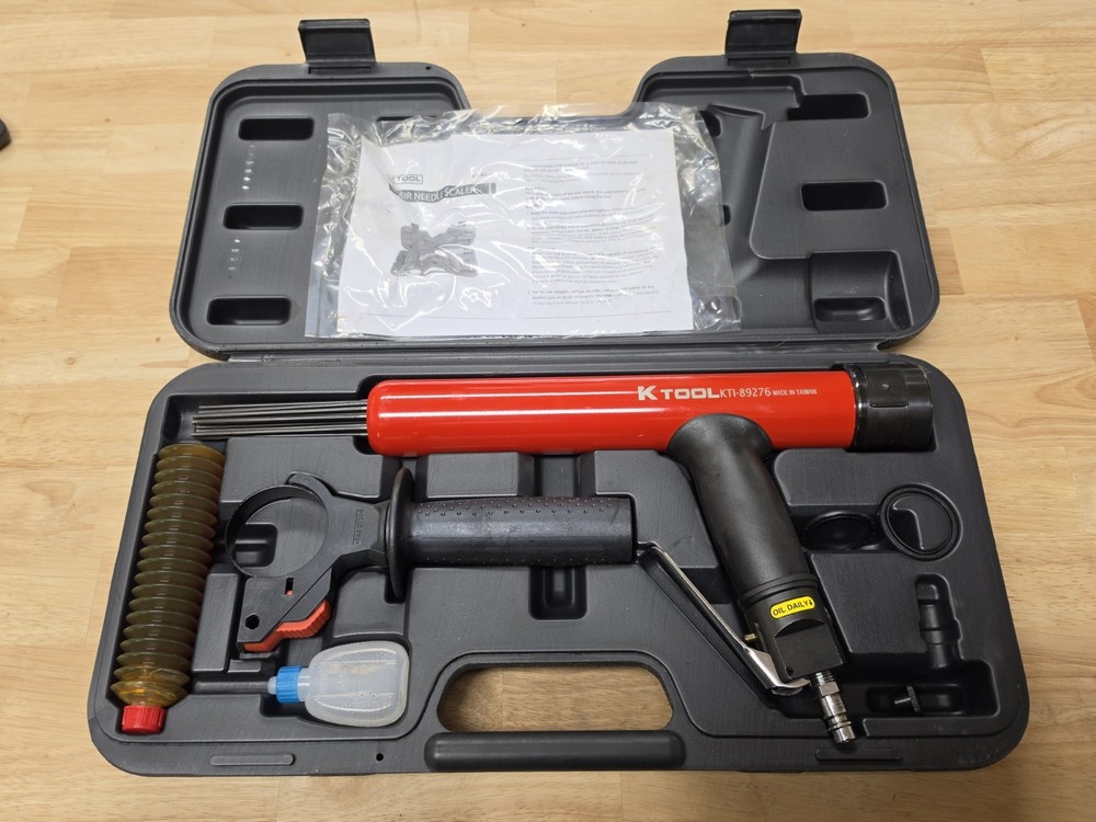 K Tool International KTI-89276 Double Spring Needle Scaler Piston Type