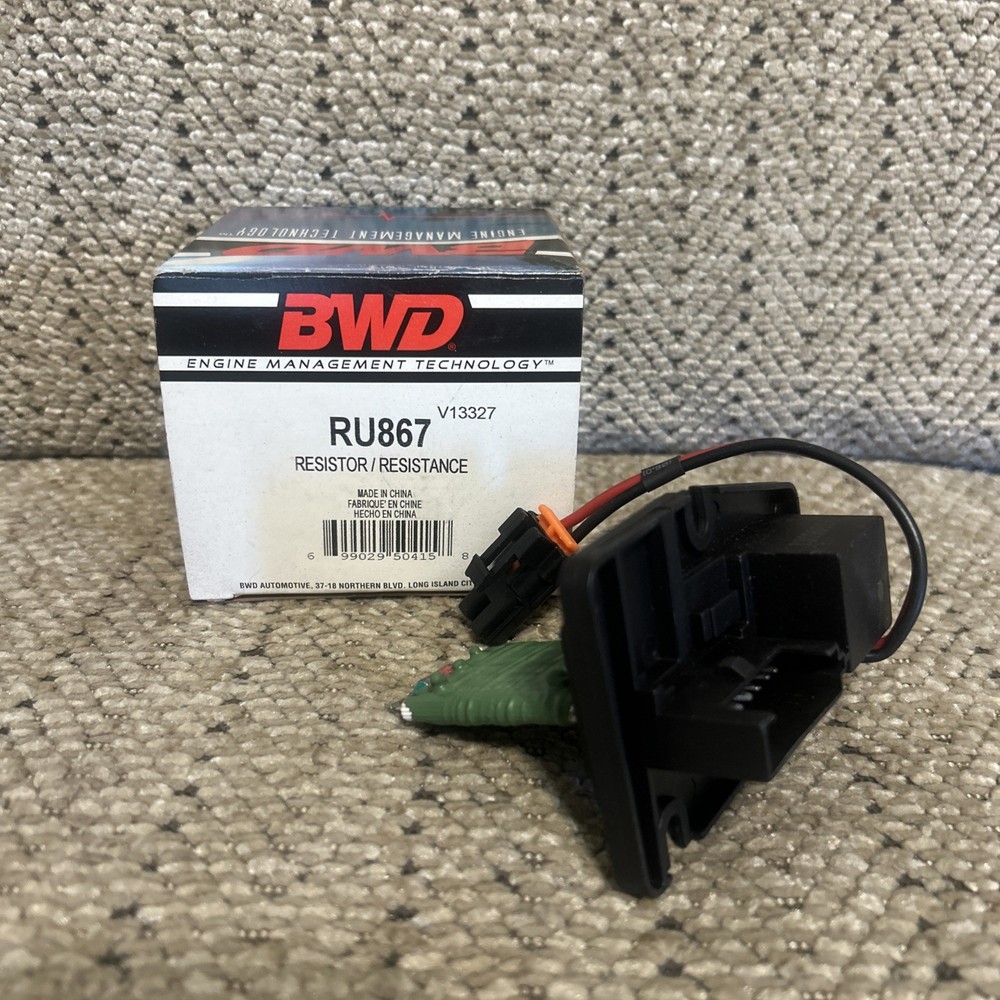 HVAC Blower Motor Resistor Front BWD RU867