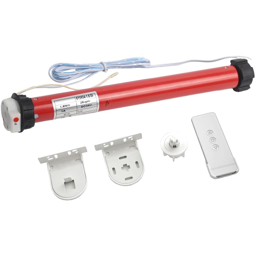 Smart 24V Roller Blinds Motor Kit for Sheer Shades - Alexa & Google Compatible