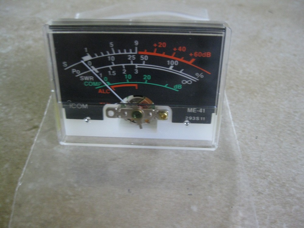 Icom IC-756PROII  Front panel meter in Excellent shape