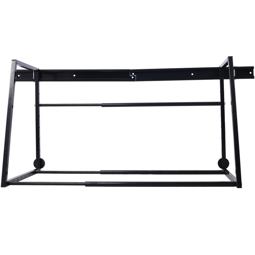 Heavy Duty Garage Wall Mount Multi-Tire Storage Rack, Adjustable, Black