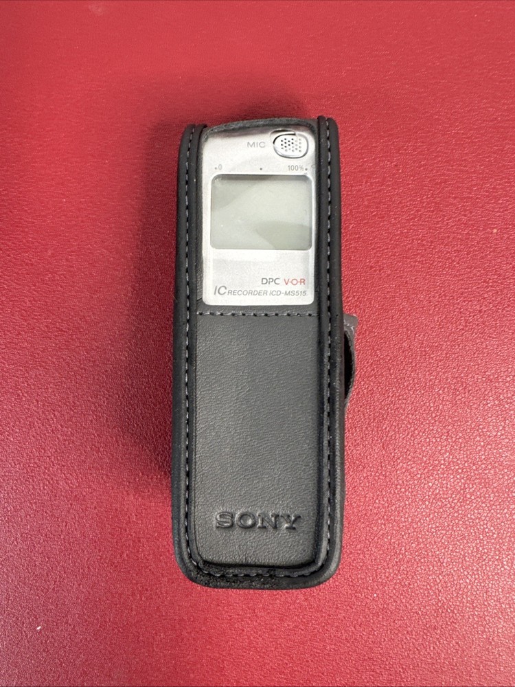 Sony ICD-MS515 Digital Voice Recorder w Memory Stick, Case, CD Rom, Manual ++
