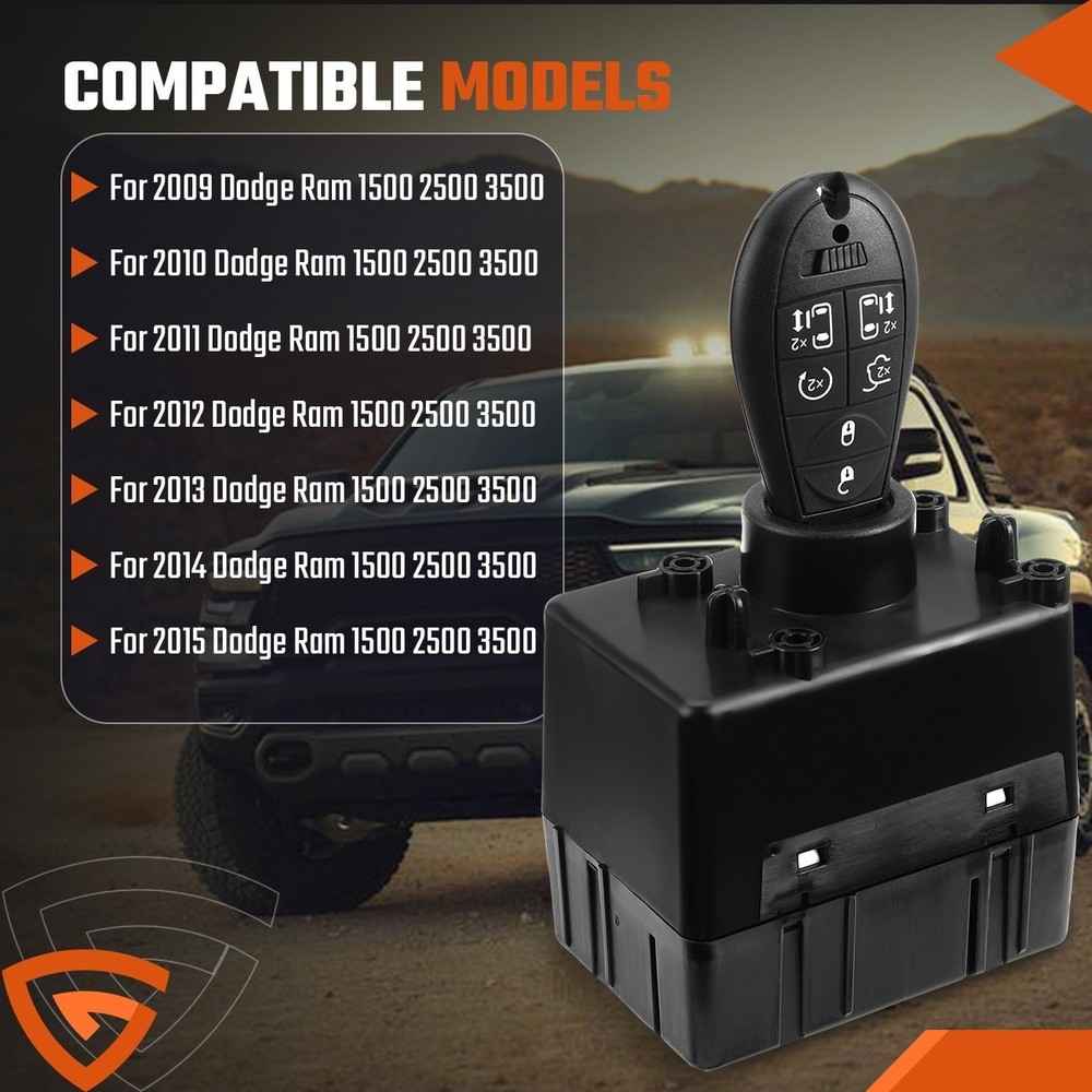 for 2009-15 Dodge Ram 1500 WIN Module Wireless Ignition Node Programmed w/ Keys
