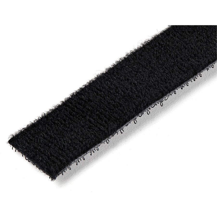 StarTech HKLP100 100ft Hook-and-Loop Cable Tie Black