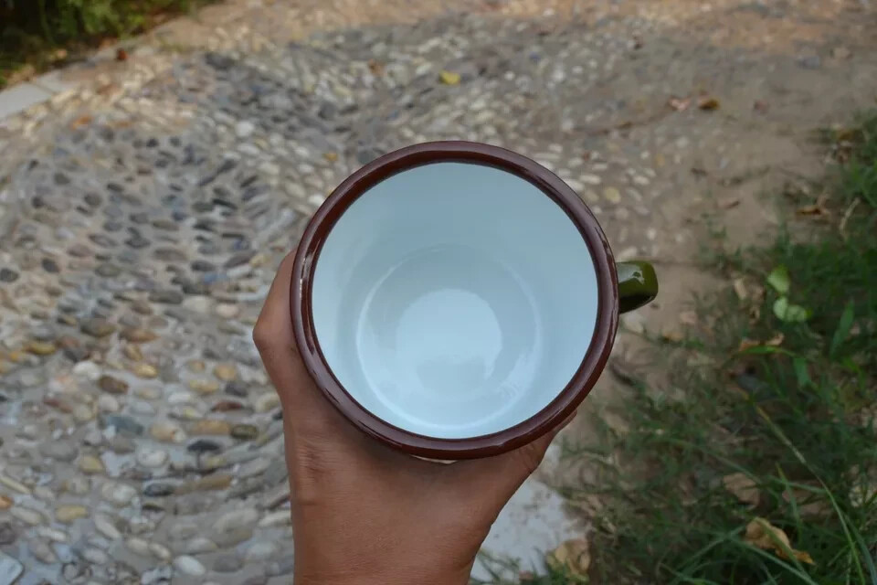 Chinese Army PLA 10cm Enameled cup