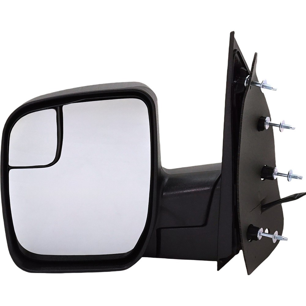 Power Mirror For 2010-2014 Econoline Van Driver Side Textured Black 4 Bolt