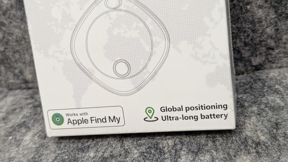 4 Pack - Air Tracker Tags, Bluetooth Tracker Works with Apple Find My APP (iOS)