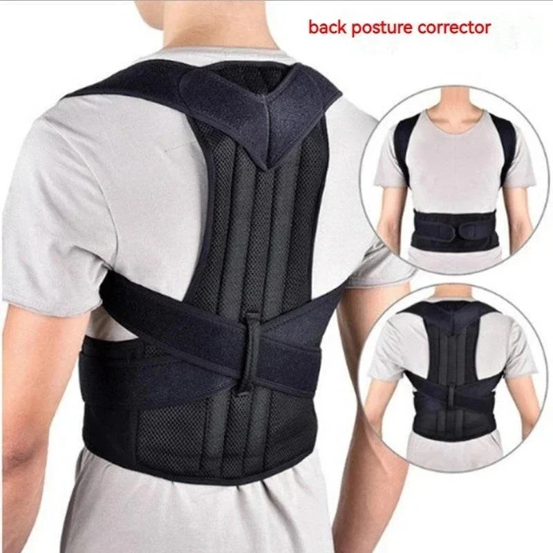 Adjustable Posture Corrector Back Support Shoulder Brace Belt Unisex