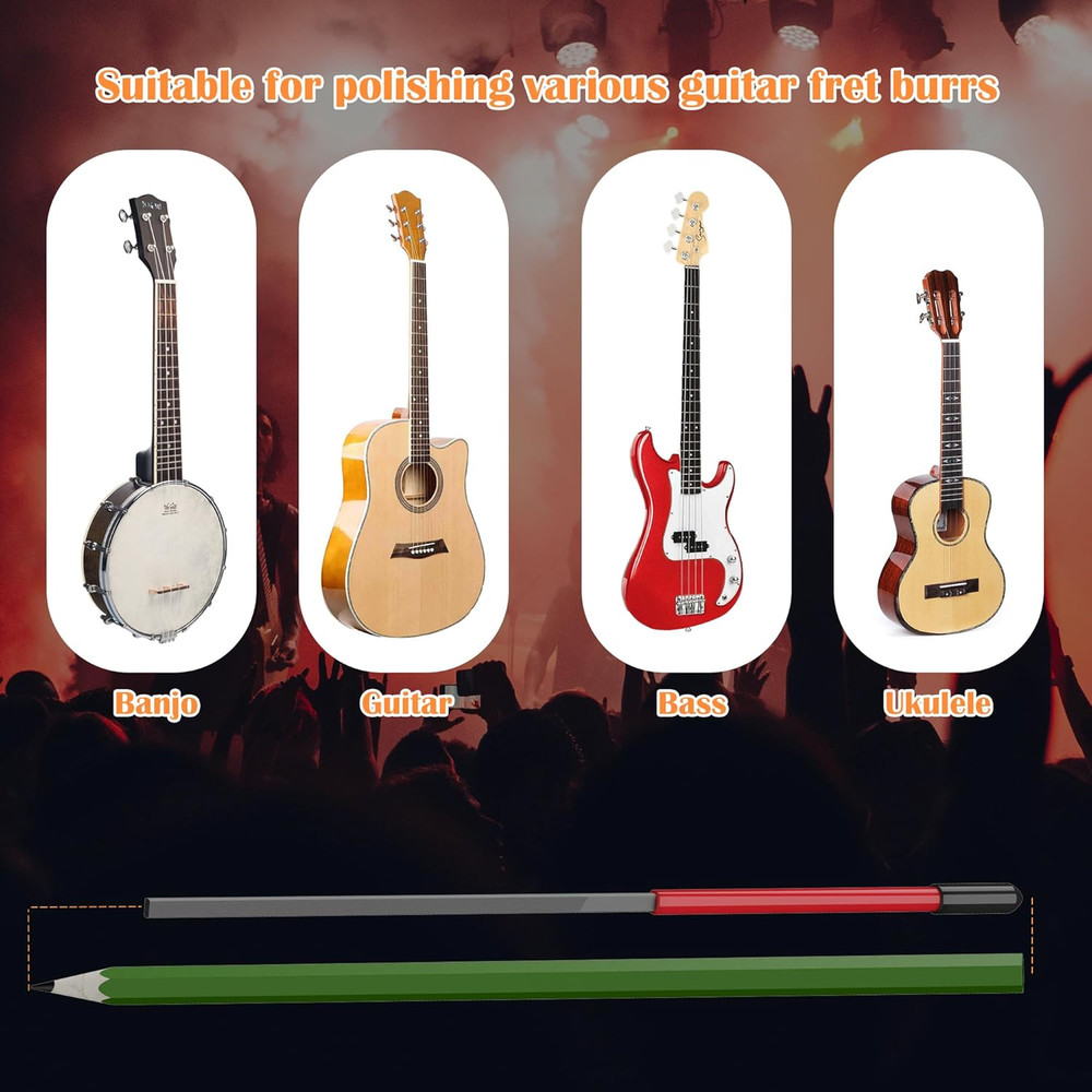 Fret End Dressing File, Fix Sharp Guitar Fret Ends - Professional Luthier Tool -
