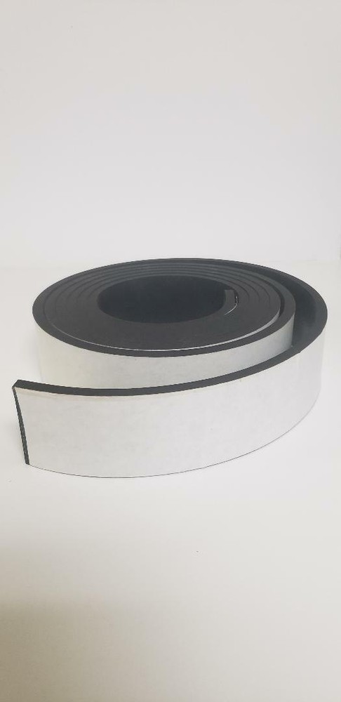 NEOPRENE RUBBER ROLL  1/2"X2"X10FT PSA ADHESIVE ONE SIDE.