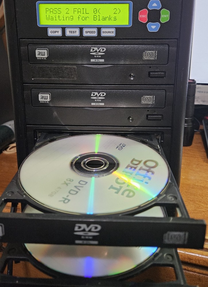 Kanguru Solutions 1-3 DVD / CD DUPE Disc Duplicator - U2DVDDUPE-S3 W/ USB & SATA