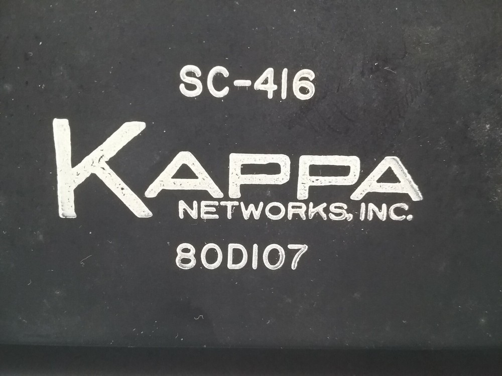 1 QTY Kappa Networks MODEL SC-416