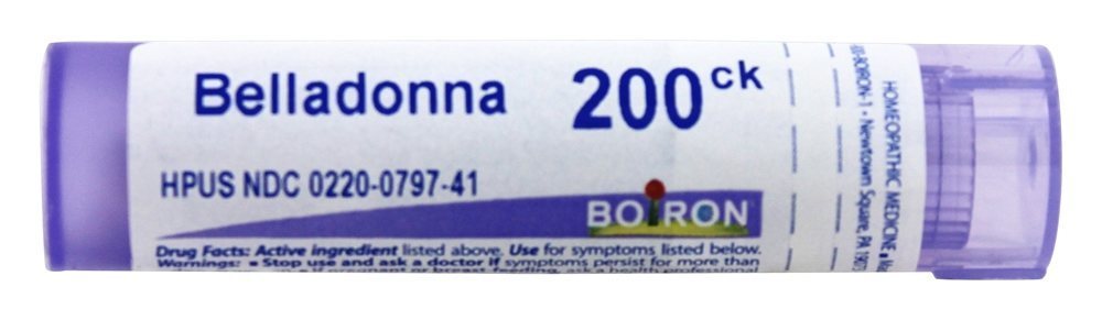 Boiron Belladonna 200 CK, 80 Pellets