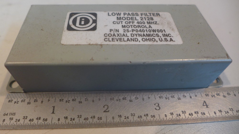 Coaxial Dynamics Low Pass Filter Model 2128