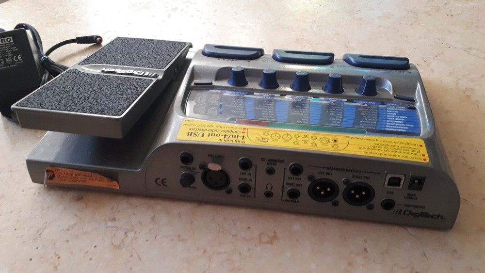 Digitech RPx400 Amp Modeler Multi Effects Processor Guitar Effect Pedal + PSU