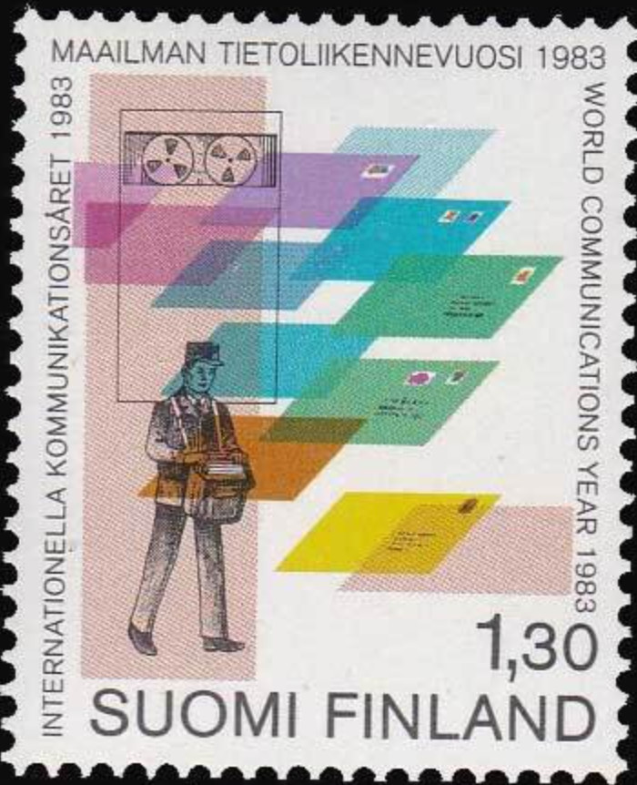 Finland #Mi924 MNH 1983 Postman Letters Electronic Data Processing [677]