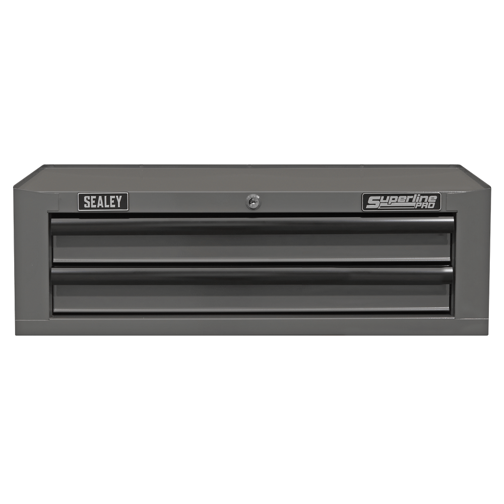 Sealey Superline Pro 2 Drawer Mid Tool Chest Grey