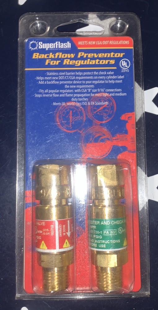 Superflash Backflow Flashback Preventor for Regulators 616226-03540
