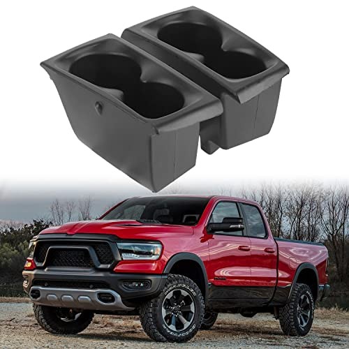 Cup Holders Insert Compatible with 2019-2026 Ram 1500 Cup Holder, 5YK46TX7AC