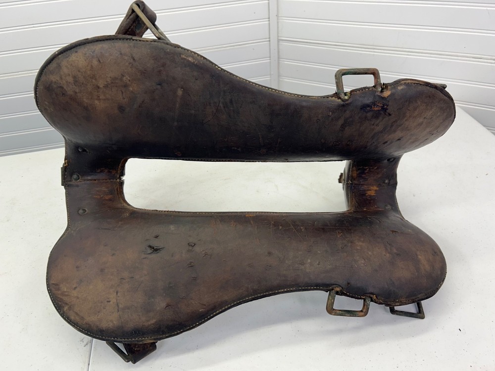 WWI US Army McClellan Cavalry Saddle With Stirrups