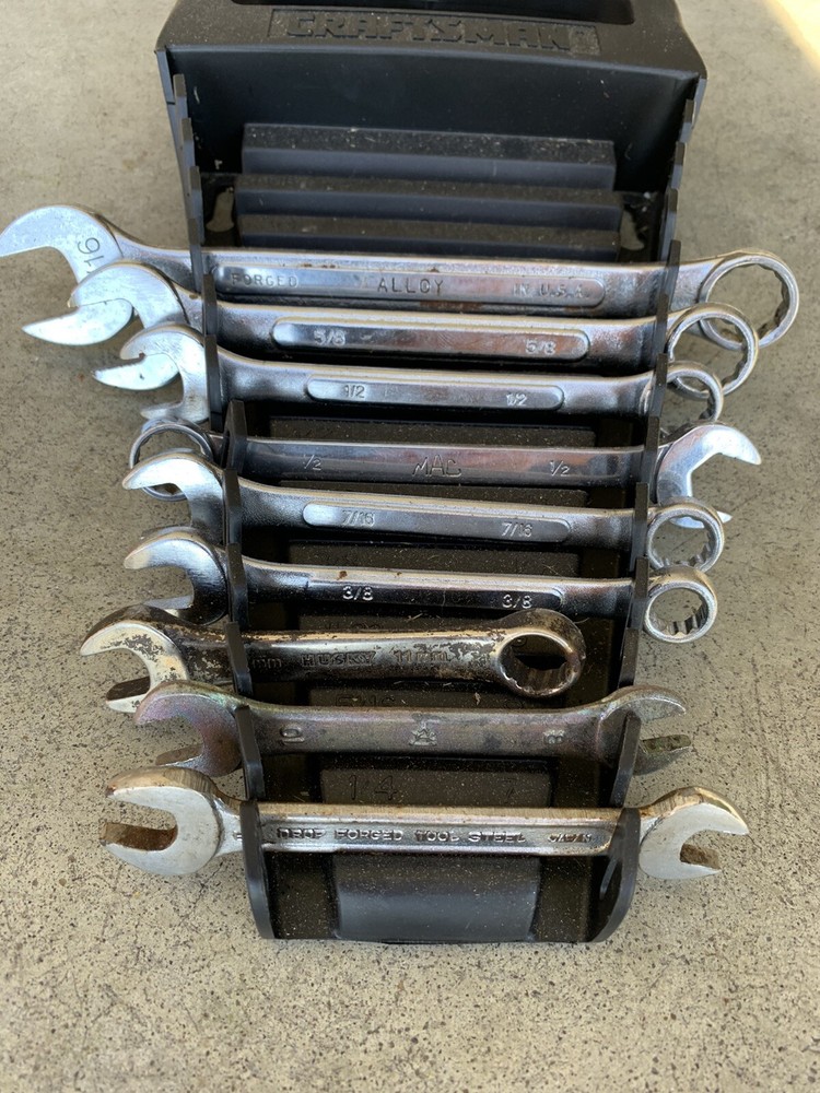 Craftsman And Misc Open End Wrenches