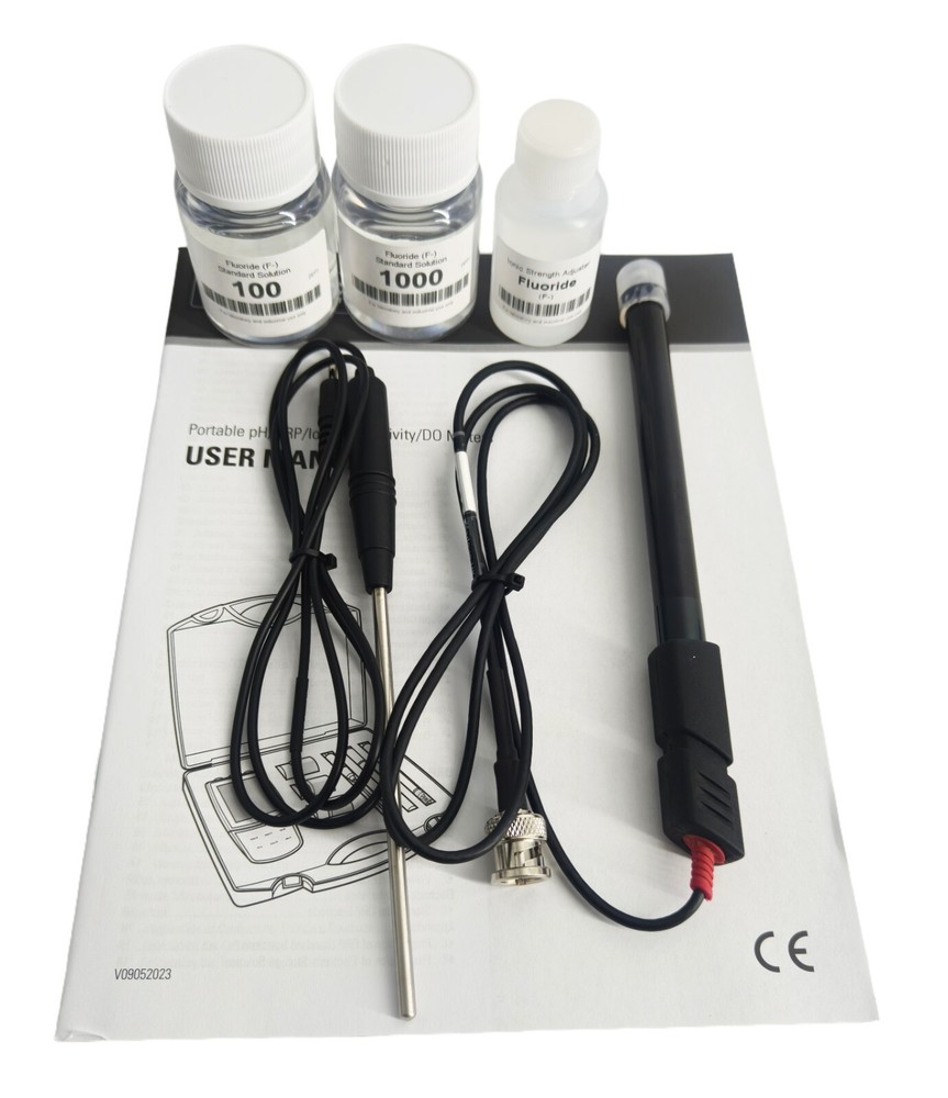 Fluoride Ion Meters with Calibration Solution Automatic Temperature Compensation